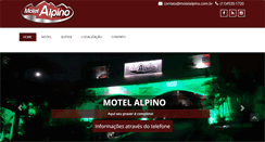 Desktop Screenshot of motelalpino.com.br